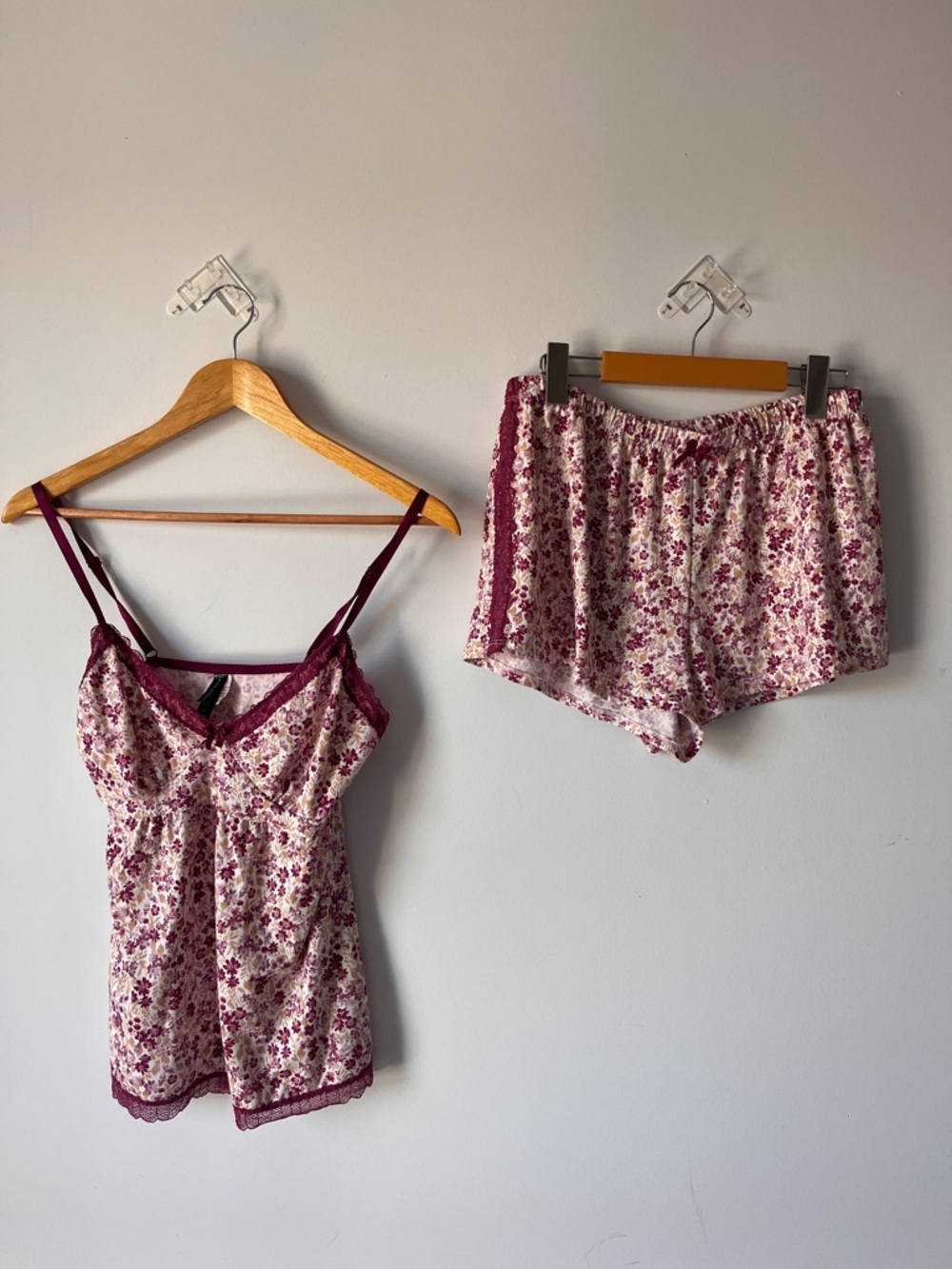 🔥CLEAROUT🔥3/$25🔥Laura Ashley Floral Cami & Boxer | Lace | Size S | Feminine